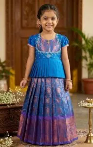 Pattu Pavadai (Fabric Soft Silk) 3years
