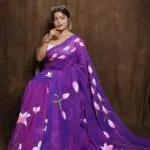 Gratitude Hand Print Saree