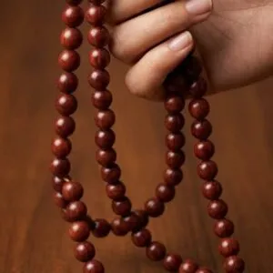 Red Sandal Malai ( 8MM) 108 Beads
