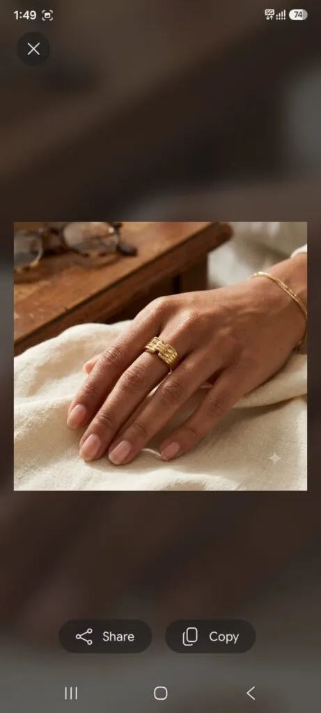 Panjalogam Impon Ring