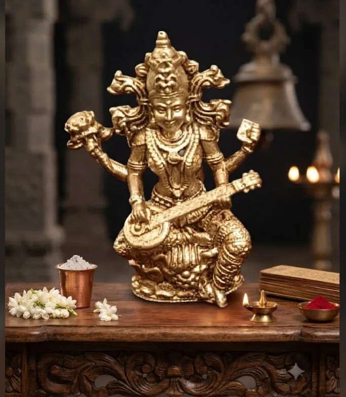 Sarasvathi Devi Statue (1-inch)