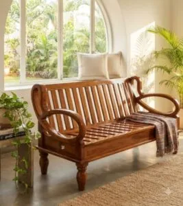 Handa Teak Wood 3 seater