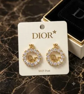 Stone Stud Earrings
