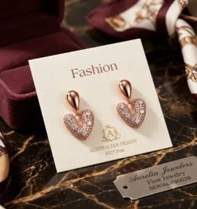 Stone Stud Earrings