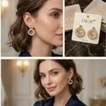 Stone Stud Earrings - image 4