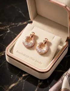 Stone Stud Earrings