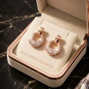 Stone Stud Earrings