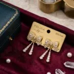 Stone Stud Earrings