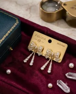Stone Stud Earrings