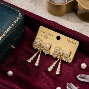 Stone Stud Earrings