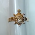 Panjalogam Impon Turtle Ring - image 4