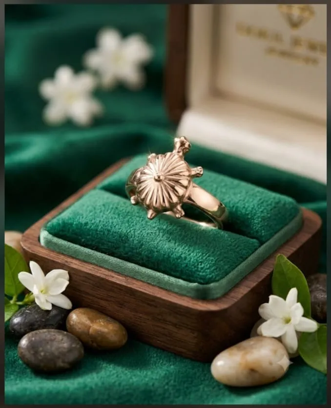 Panjalogam Impon Turtle Ring