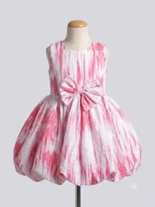 cotton balloon frock 6 to 9 month