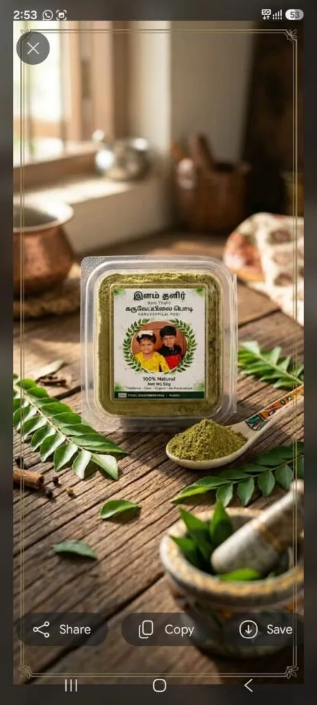 Curry Leaves Instant Powder 50g