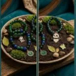 Green Black Beads (4Pie) - image 2