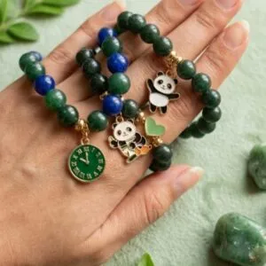 Green Black Beads (4Pie)