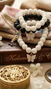 White & Black Braclets