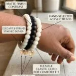 White & Black Braclets - image 2