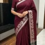 Soft Cotton Fabric Sarees - image 3