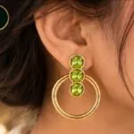 Stone Stud Earrings - image 2