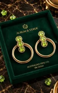 Stone Stud Earrings