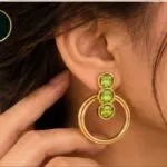 Stone Stud Earrings - image 4