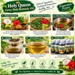 Holy Queen Grey Hair Remady Oil - image 4