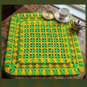 Woolen Wall Decor/ Table Mat