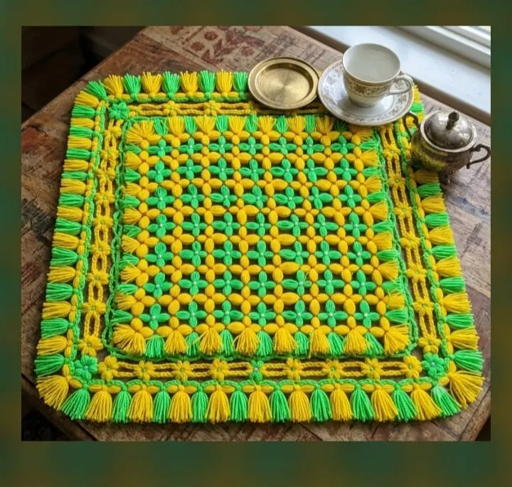 Woolen Wall Decor/ Table Mat
