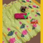 Linen Cotton Sarees - image 2