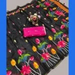 Linen Cotton Sarees - image 3