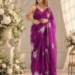 Designer Soft Shiny Sarees - image 3