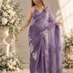 Designer Soft Shiny Sarees - image 5