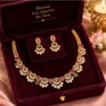 Stone Neckless One Gram Gold - image 2