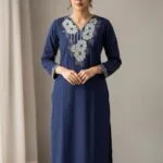 Embroidered Kurthi - image 5