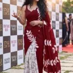 Pure Cottonb Fancy Bangaru Sarees - image 3
