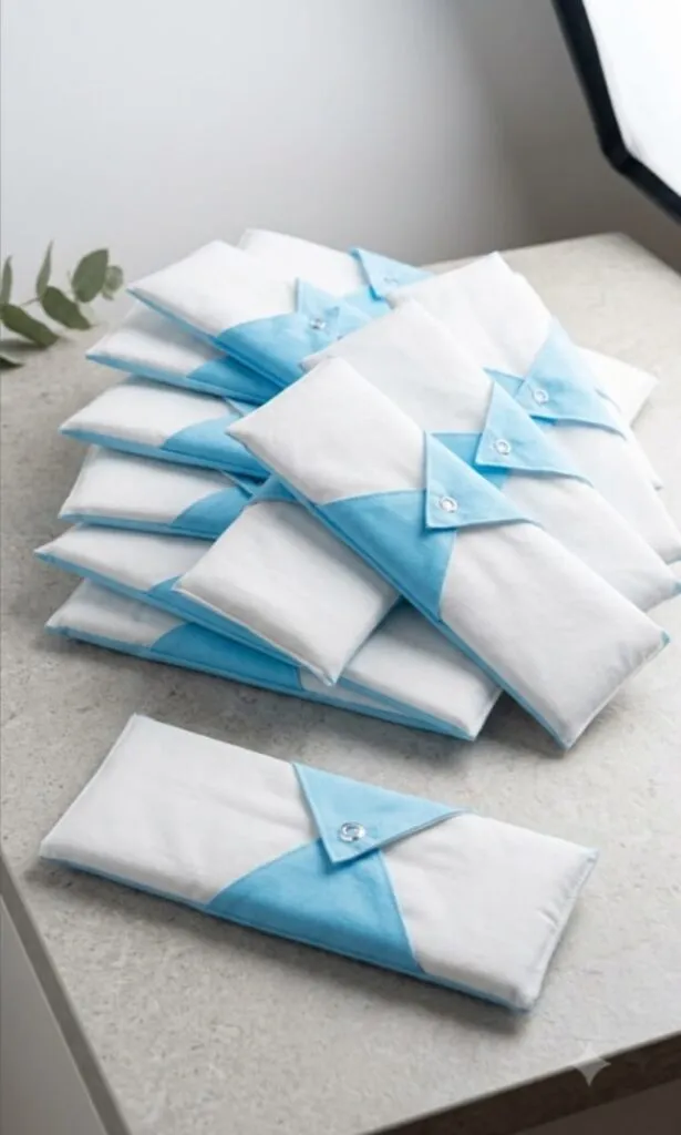 Button Model Organic Napkins (6 - Pads)