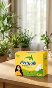Aruvi Herbal Sanitary Napkins (6 – Pads)