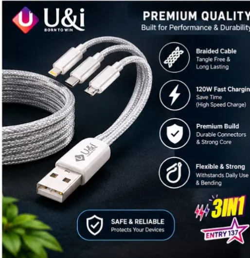 3 in Data Cable
