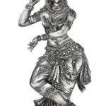 Charcoal Real Drawing (Handpainted) Size A3 - image 3