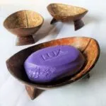 Coconut Shell Hand Craft (2pec) soap stand - image 2