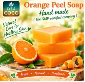 Orange peel Soap (3- pack) 100g