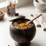Coconut Shell Jar