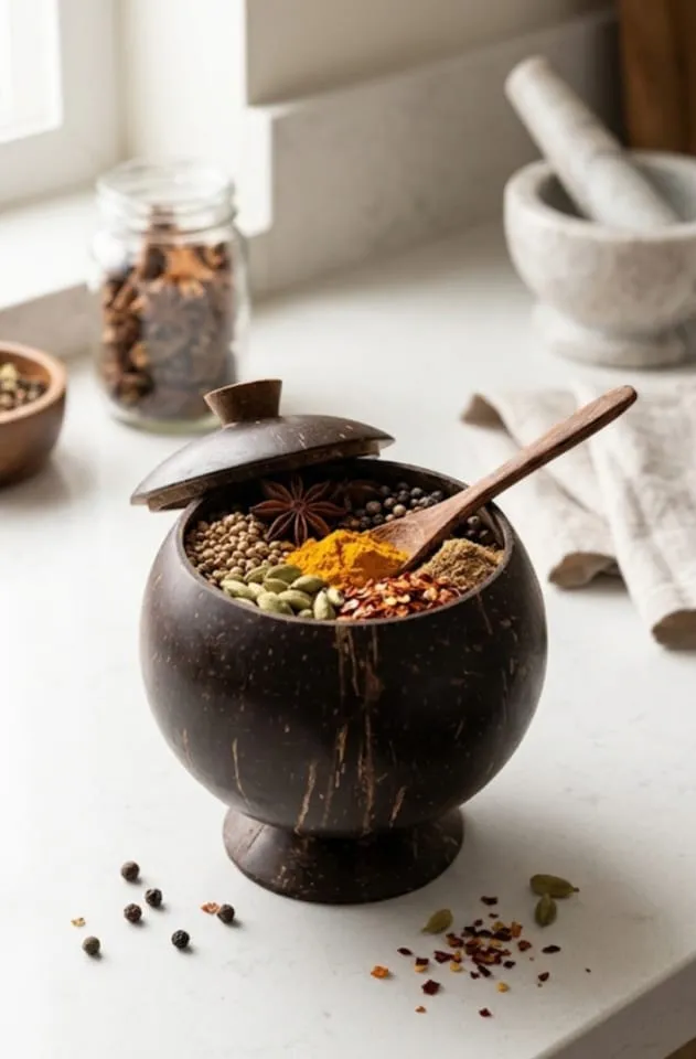 Coconut Shell Jar
