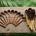 Coconut Shell Wooden Handle Spoon ( 12 pec) - image 2