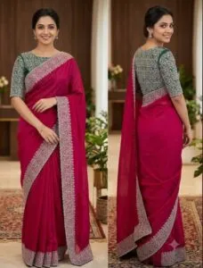 Embroidered Saree