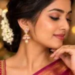 Stone Jhumka earrings - image 2
