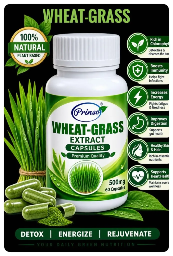 Weat Grass Extract Capsules