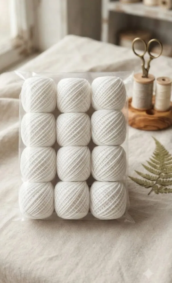 White Thread ( 12 pie)