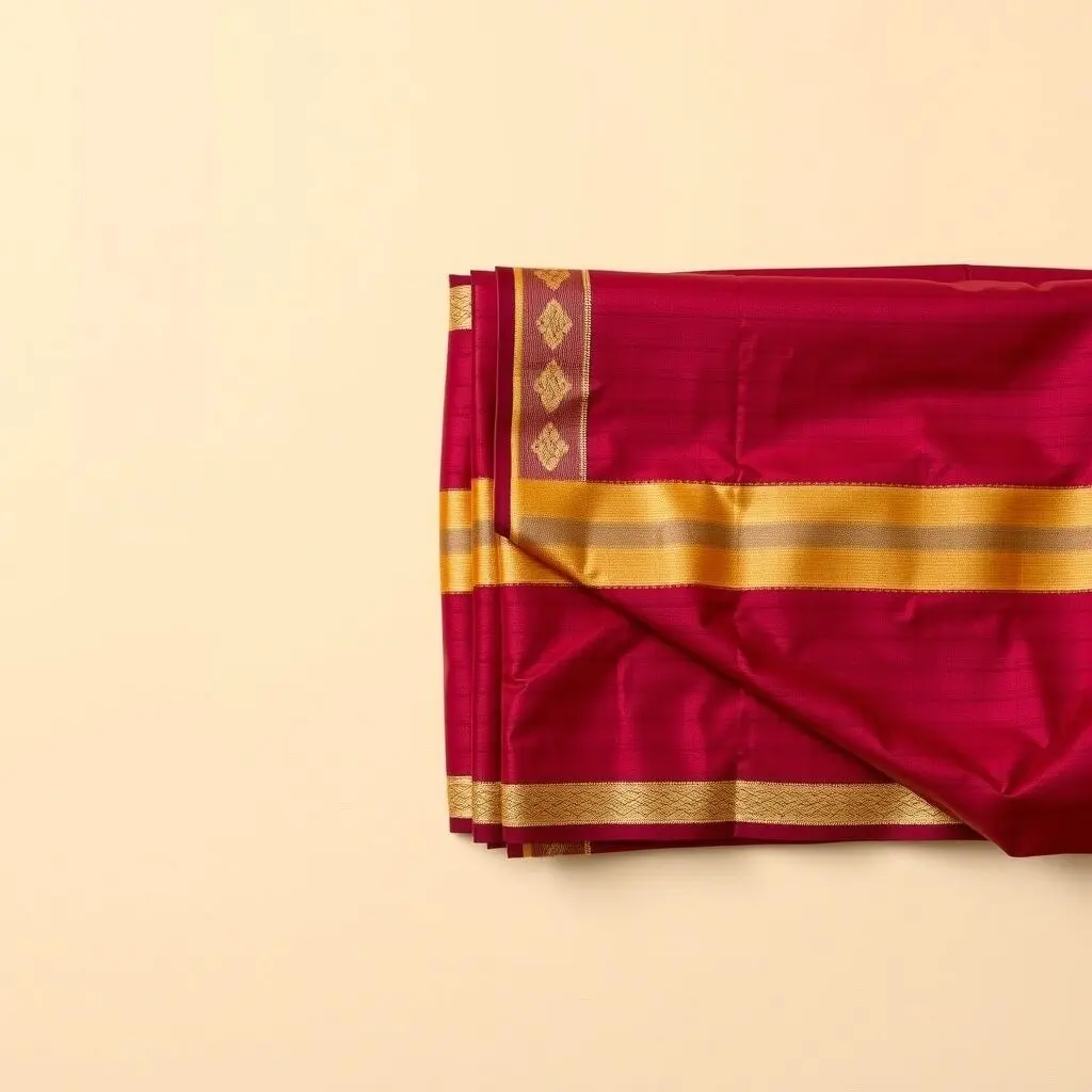 Demo - Cotton Silk Saree (Maroon)